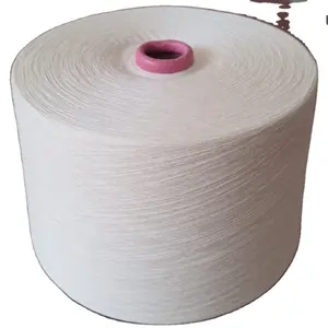 Prix du moulin direct bonne qualité CSP nombre de fils exact fil compact peigné en coton blanc brut 100% fil filé à l'anneau en coton pour le tricot