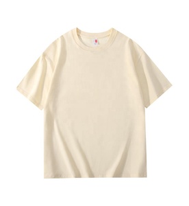 T-shirts en coton biologique épais 100 % pour hommes, manches courtes, col rond, coupe classique, respirants, promotionnels et abordables en gros - Product Image 3