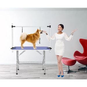 Tavolo Pieghevole Professionale in Acciaio Inossidabile Rinforzato da 36 Pollici per Toelettatura Cani e Gatti, Ideale per Pulizia e Bagno - Product Image 1