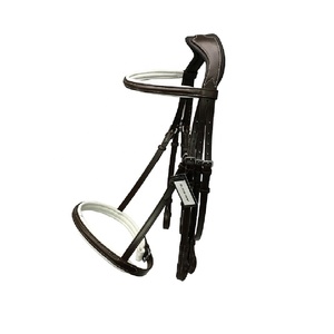 หูฟังบังเหียนกายวิภาคที่ทนทานสำหรับม้าผลิตภัณฑ์ที่ทำจากหนังพรีเมี่ยม - Product Image 1