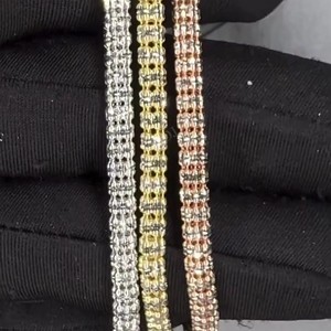 VVS Moissanite <b>Rope</b> <b>Bracelet</b> 925 Sterling Silver GRA Certified Hip Hop Diamond Iced Out Women Fine Men Jewelry <b>Rope</b> <b>Bracelet</b> - Product Image 1