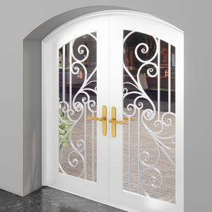 Paneles de Cerca de Acero Personalizados, Cerca de Hierro Forjado para Exteriores, Decorativa para el Hogar, Duradera, Resistente al Óxido - Product Image 1