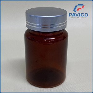 Botellas de Plástico PET de 60 ml con Tapa de Rosca, Redondas, con Impresión por Transferencia de Calor, para Medicamentos, Pavico Vietnam DA60, OEM/ODM - Product Image 6