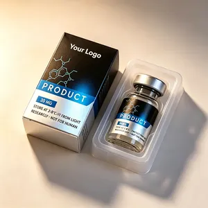 Étiquettes personnalisées en feuille holographique imperméable pour flacons de 3 ml, 10 ml, 50 ml - Utilisation industrielle durable - Product Image 1