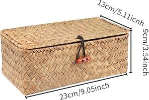 Cesta de mimbre marino al por mayor, maceta tejida natural para plantas de interior y decoración de jardín, hecha a mano en Vietnam, multiusos - Product Image 3