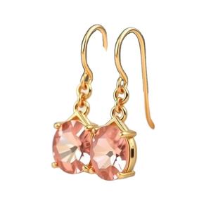 18K Gold Vermeil Fashion Jewelry 925 Sterling Silver <b>Earrings</b> High Polish Drops <b>Earrings</b> Women - Product Image 1