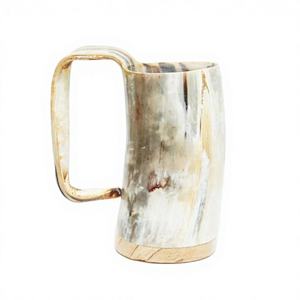 OEM ODM Customized 100% Original Viking Buffalo Horn Mug Modern Handmade Waterproof Natural Shape Large Cup Drinkware for <b>Beer</b> - Product Image 6