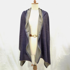 Bufandas de cachemira súper suaves de doble color reversibles, bufandas lisas de dos colores para calentar el cuello y los hombros, bufanda de doble color de moda. - Product Image 4