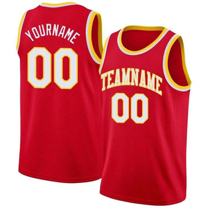 เสื้อบาสเก็ตบอลแบบยืดหยุ่น ระบายอากาศได้ดี แห้งเร็ว พิมพ์หมายเลข โลโก้สั่งทำได้ สำหรับการแข่งขัน ผ้าตาข่ายสั่งทำได้ - Product Image 5