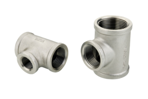 Conector hexagonal de acero inoxidable fundido con rosca macho para tuberías industriales y transferencia de fluidos - Product Image 3
