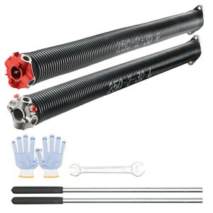 "<b>Door</b> & Window Accessories Non-Slip Garage <b>Door</b> <b>Springs</b> 16,000 Cycles 0.25 X 2 X 30inch Pair" - Product Image 1