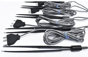 Pinza de mano monopolar recta con cable, reutilizable y autoclavable, con cable de 21 cm, se fija con cable - Product Image 5