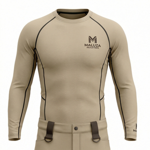 Ensemble de vêtements de sport tactiques pour hommes, coupe ajustée, compression, course à pied, entraînement, Maluza Compression Tracksuit - Product Image 1