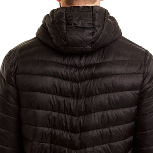 <b>Mens</b> <b>Hooded</b> Bubble Puffer <b>Jacket</b> Custom Warm Winter Outerwear Water Resistant Padded Fashion High Quality Front Bulk Wholesale - Product Image 5