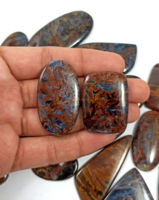 Pietersite Naturelle Rare, Gemme en vrac multi-cabochons pour la fabrication de bijoux, Lot en gros, Cabochon de guérison poli à la main, Radha Arts