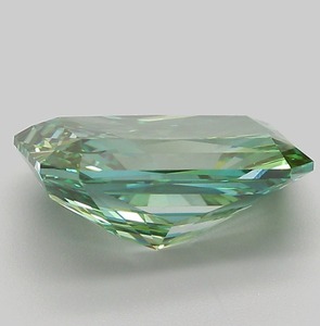 เพชรเม็ดเดี่ยวสีเขียวสดใส น้ำหนัก 4.54 กะรัต ทรงเรเดียนท์คัท ผลิตด้วยวิธี CVD ได้รับการรับรองจาก IGI คุณภาพการเจียระไนเยี่ยม สมมาตรดีเยี่ยม - Product Image 3