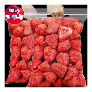 STOCK DISPONIBLE Fraises lyophilisées croustillantes 2026 pour garniture de yaourt et décoration de desserts - Product Image 5