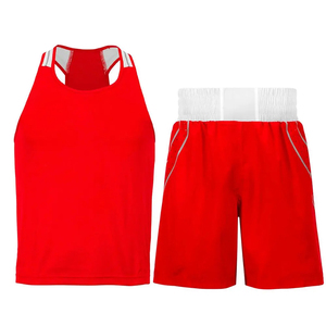 Ensemble débardeur et short gris pour femme, respirant, anti-transpiration, séchage rapide, vêtements de sport MMA, coupe classique - Product Image 5