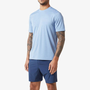 Ensemble de shorts de sport pour hommes en coton personnalisé, respirant, de haute qualité, avec logo personnalisé par sublimation, style rétro - Product Image 4