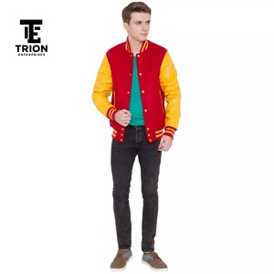 Veste universitaire bleue de qualité supérieure, dernier design, veste Letterman personnalisée pour garçons, veste universitaire pour hommes, service OEM. - Product Image 6