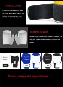 Gants de boxe en cuir avec logo personnalisé pour l'entraînement de Muay Thai MMA Sanda-Dragonne réglable antidérapante - Product Image 5