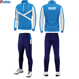 Conjunto de chándal deportivo personalizado con media cremallera para hombre, ideal para correr, fútbol y entrenamiento, mantiene el calor. - Product Image 2