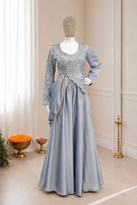 Lehenga de seda Rangoli con bordado y lentejuelas para fiesta, con blusa y dupatta, completamente cosido, listo para usar. - Product Image 3