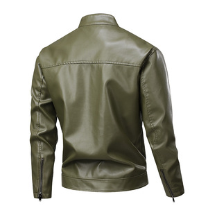 Spring Hip Hop Loose Stand Collar Washed Zipper Bomber <b>Jacket</b> for Men American Retro Dark-Style Baseball Coat - Product Image 3