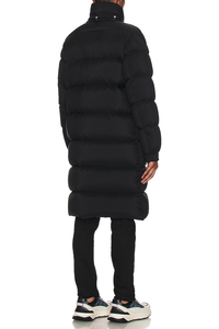 Manteau long matelassé pour homme, veste d'hiver à capuche, épaisse, imperméable et chaude - Product Image 5