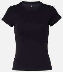 Camiseta corta de algodón elástico de alta calidad para mujer, cuello redondo, estilo Y2K, ropa de calle, venta al por mayor. - Product Image 5