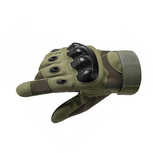 Guantes de Motocicleta de Cuero Resistentes al Viento, Protección Completa para los Dedos y la Palma, Unisex, para Deportes al Aire Libre, Guantes de Motocicleta Resistentes - Product Image 5
