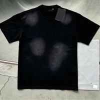 T-shirt Oversize en Coton Lourd 260 g/m² 100% Coton, Épaules Tombantes, Impression Personnalisée Sérigraphiée, Sérigraphie à la Soie, Vierge