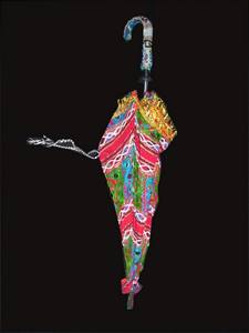 Sombrilla Plegable Lowellcraft para Niños, Diseño Bohemio Tradicional Indio de Alta Calidad, Varillas de Aleación, Control Manual - Product Image 4