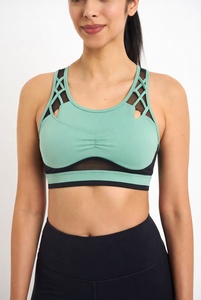 Sujetador Deportivo Transpirable Personalizado al por Mayor para Mujer, Top Cómodo para Fitness, Yoga, Ejercicio, Running - Product Image 1