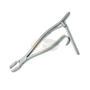 Pinces à os 5 pouces 12,5 cm en acier inoxydable réutilisables à verrouillage manuel à cliquet 2x2 dents Instrument chirurgical orthopédique - Product Image 5