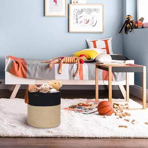 Panier de jardinage artisanal en jute, couvre-pots en corde tressée durable pour plantes succulentes, acceptation des commandes d'exportation et en gros - Product Image 3