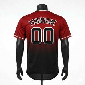 เสื้อเบสบอลผ้าโพลีเอสเตอร์ 100% แห้งเร็ว ระบายอากาศได้ดี สำหรับฝึกซ้อม  แบบสั่งทำพิเศษสำหรับทีมเบสบอล ผลิตในประเทศปากีสถาน - Product Image 3