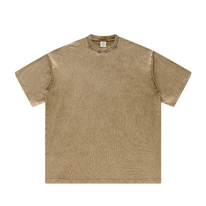 Camisetas Oversize Personalizadas para Hombre, Estilo ACD, Lavadas, Vintage, de Algodón Grueso, Ropa Urbana, 100% Algodón, Corte Holgado y Cómodo - Product Image 5