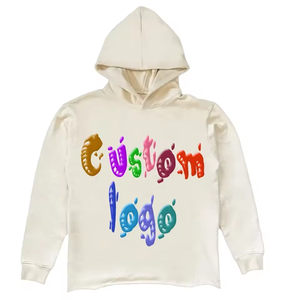 Sudadera con Capucha y Estampado Puff, Unisex, Oversize, de Algodón French Terry, Estilo Casual Urbano, con Logotipo Frontal y Diseño Personalizado - Product Image 3