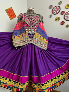 Última llegada: Vestido tribal afgano Kuchi tradicional vintage hecho a mano para niñas con bordados intrincados - Product Image 4