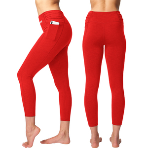 Leggings Deportivos de Cintura Alta, Transpirables, Tejidos, con Logotipo Personalizado, Suaves, Elásticos en Cuatro Direcciones, para Gimnasio, Fitness y Yoga - Product Image 4