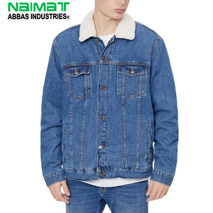 Chaqueta vaquera de invierno para hombre, forro polar Sherpa, abrigo tipo camionero, cálido, grueso, de algodón, ropa exterior informal, ajuste delgado, a la moda - Product Image 1