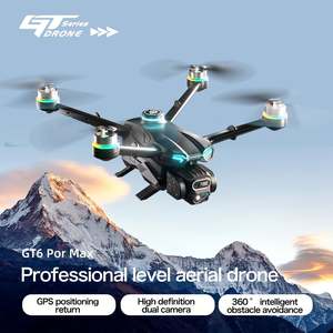 Mini drone portable 4K GPS avec double caméra, portée de 300 m, vol stationnaire automatique RC pour les voyages et la photographie en extérieur - Product Image 2