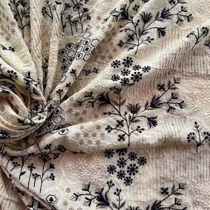 Malty embroidery <b>fabric</b> textile <b>fabrics</b> lace <b>fabric</b> organza <b>fabric</b> for fashion brands apparel sourcing wholesale bulk export buy - Product Image 1