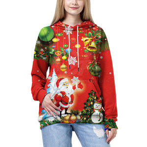 Sudaderas navideñas suaves para mujer con estampados de copos de nieve y tela cálida para uso en vacaciones de invierno, sudaderas navideñas para mujer - Product Image 3