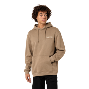 Sweat à capuche personnalisé pour homme, coupe classique, avec cordon de serrage, poche kangourou, imprimé lettres sur le devant, en molleton 100% coton - Product Image 1