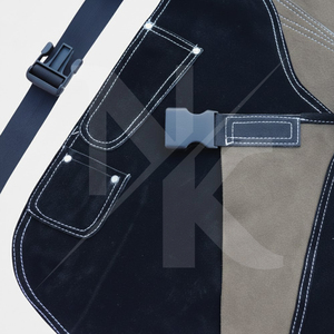 Delantal de Cuero Vacuno Marrón Oscuro de Alta Calidad, Reutilizable, Sostenible y Duradero para Herradores, para Uso en Hospital de Caballos/Cuidado Equino - Product Image 2