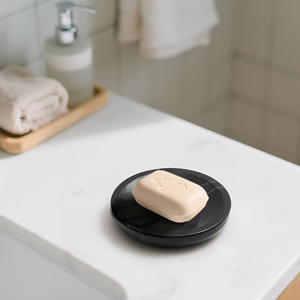 <b>Bathroom</b> <b>Set</b> Latest Marble Soap Holder <b>Bathroom</b> <b>Accessory</b> Hotel Handmade Natural Marble Soap tray - Product Image 1