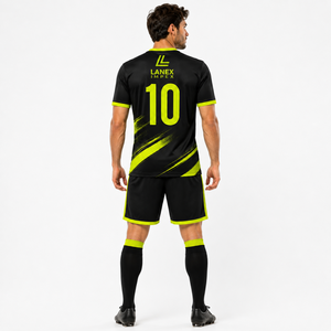 Professional Men's Soccer Uniform Sets for <b>Football</b> Teams Custom Jerseys Shorts <b>Socks</b> Breathable 100% Polyester Fabric Quick Dry - Product Image 4