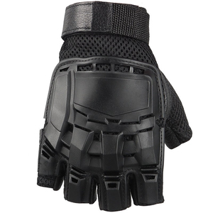 Wholesale Price HARAZ INTERNATIONAL Half <b>Finger</b> Eco-Friendly Leather Customizable Cycling Gloves for Unisex Four Seasons Outdoor - Product Image 3